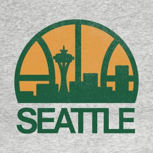 Iconic Seattle Supersonics Skyline T-Shirt